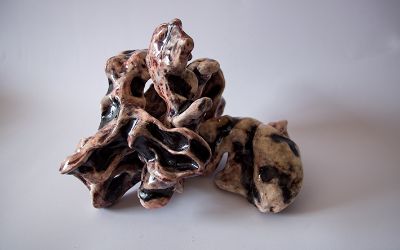 Exposición "Tres hitos territoriales" obra de Fernanda Figueroa. Exposición "Tres hitos territoriales" obra de Fernanda Figueroa.