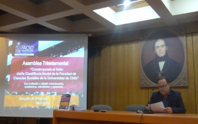 Asamblea Triestamental "Científico/a social de la Universidad de Chile: Construyendo el sello formativo".