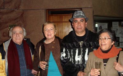 Juan Walter Matus, con la Profesora Monica Llaña Juan Walter Matus, con la Profesora Monica Llaña