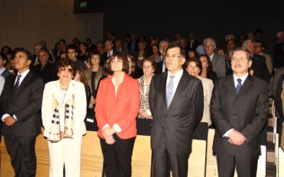 Galería de fotos: FCFM rinde homenaje al ex decano Enrique d'Etigny Galería de fotos: FCFM rinde homenaje al ex decano Enrique d'Etigny