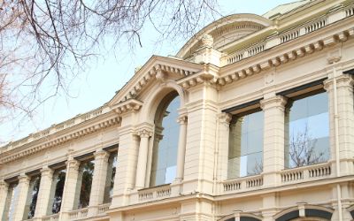 Restauración fachada edificio Escuela FCFM Restauración fachada edificio Escuela FCFM