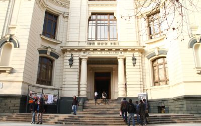 Restauración fachada edificio Escuela FCFM Restauración fachada edificio Escuela FCFM