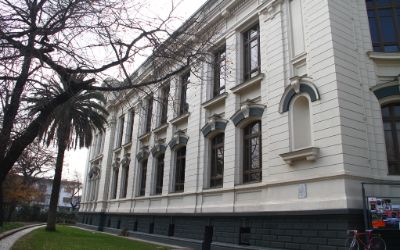 Restauración fachada edificio Escuela FCFM Restauración fachada edificio Escuela FCFM