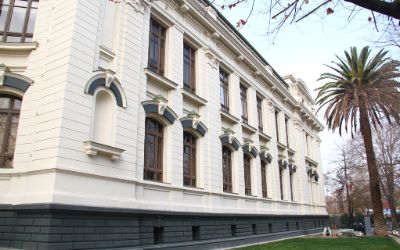 Restauración fachada edificio Escuela FCFM Restauración fachada edificio Escuela FCFM