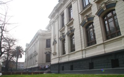 Restauración fachada edificio Escuela FCFM Restauración fachada edificio Escuela FCFM