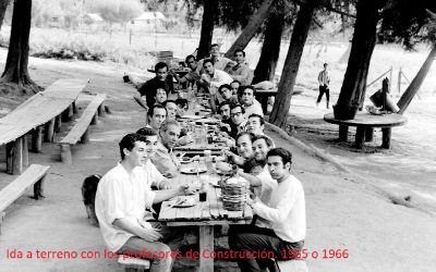 Construcción de central Rapel. Construcción de central Rapel.