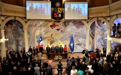Ceremonia Oficial Aniversario 172 de la Universidad de Chile