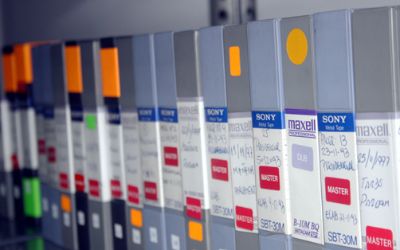 Distintos formatos alojados en la bóveda de la Cineteca. Distintos formatos alojados en la bóveda de la Cineteca.