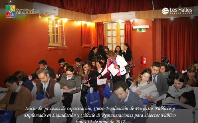 Participantes Diplomado en Liquidación y cálculo de Remuneraciones para el sector Público y Curso de Evaluación de Proyectos