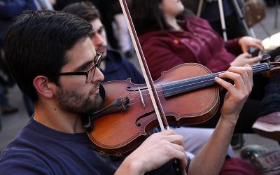 U. de Chile recibió apoyo ciudadano en concierto por el fortalecimiento de las universidades del Estado