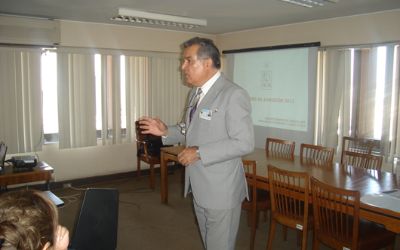 Don Daniel Moreno, jefe de Admisión y Matricula