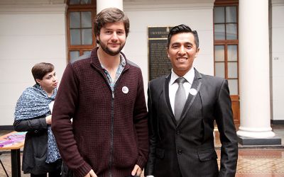 Universidad de Chile dio la bienvenida a estudiantes internacionales de postgrado