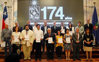 U. de Chile distinguió a académicos por trabajos en investigación
