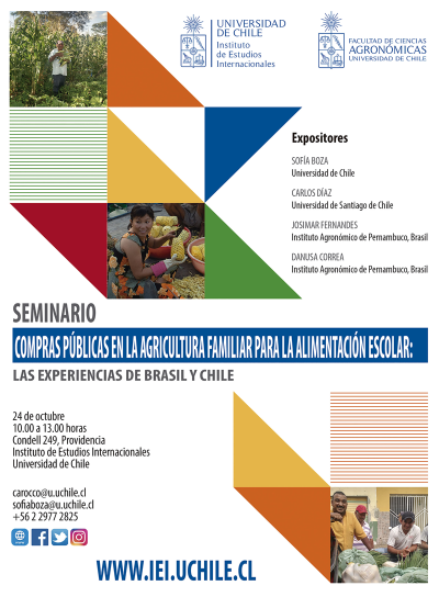 Seminario "Compras públicas en la Agricultura Familiar para la Alimentación Escolar: Las experiencias de Brasil y Chile" 