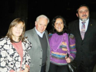 Alicia Schwartzmann, Roberto Neira, Elena Sepúlveda y Pedro Calandra.