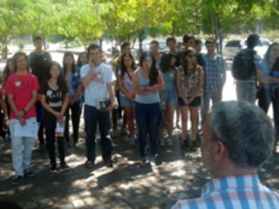 Los estudiantes pudieron visitar el Campus y conocer las dependencias de la Facultad de Cs. Agronómicas.