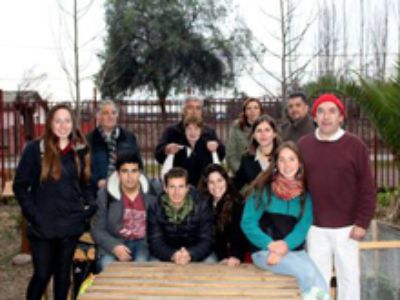 Estudiantes, representantes de organizaciones sociales y organizadores del Taller de Vinculación Territorial.