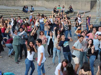 Los estudiantes de las diversas unidades celebraron estas Fiestas Patrias en el Campus Sur.