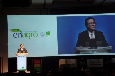 El Presidente de la Sociedad Nacional de Agricultura (SNA), Patricio Crespo, inauguró el evento.