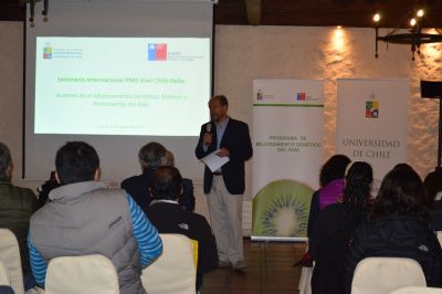 El Programa Chile-Italia de mejoramiento genético del kiwi apoyado en la selección asistida por marcadores, FONDEF 09I-1136 , es dirigido por el Dr. Rodrigo Infante.