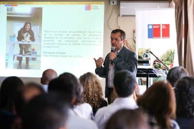 César Rodríguez, jefe de Fomento de INDAP, precisó que este proceso comenzó en el 2014 para implementar en el 2017 el Sistema Acreditación de Competencias.