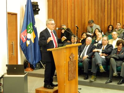 El Rector enfatizó la importancia que la Universidad de Chile oriente su quehacer al bienestar y desarrollo del país. 