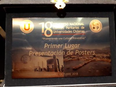 El Comité Paritario de la Facultad participó con una presentación en póster, adjudicándose el primer lugar en esta modalidad.