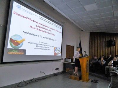 En el evento participó la Oficial FAO, Dra. Sally Buning, de la Oficina Regional para América Latina y el Caribe de las Naciones Unidas para la Alimentación y la Agricultura (FAO).