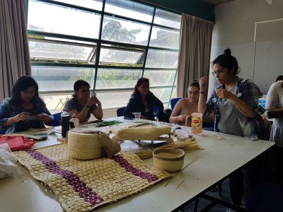 Las capacitaciones de la Fundación Artesanías Chile iniciaron este 12 de junio junto a las colchanderas en Coyanco, en total son 20 las artesanas que están recibiendo instrucción.  