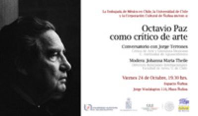 Invitación conversatorio Octavio Paz
