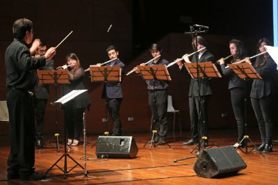 Concierto "Flautas flautistas" en Sala Isidora Zegers