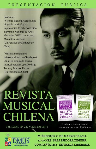 Lanzamiento nuevos números de la Revista Musical Chilena