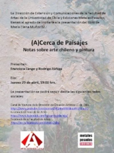 Presentación del libro "(A)cerca de Paisajes" de la prof. María Elena Muñoz