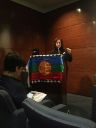 El Centro de Estudios Latinoamericanos y el Caribe de la Universidad de Nueva York (CLACS NYU) invitó a Huichaqueo para realizar una curatoría de cine indígena chileno.