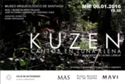 "Kuzen - Cantos en luna llena" se titula el concierto que hoy brindará el poeta mapuche Leonel Lienaf.