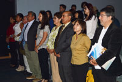 Abel Carrizo-Muñoz, académico del Departamento de Teatro de la Universidad de Chile, Detuch, fue parte de la ceremonia de inauguración del año académico de la Universidad de Antofagasta.