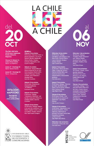 Bajo el concepto "la Chile lee a Chile",  la Universidad se hará parte de FILSA 2016.