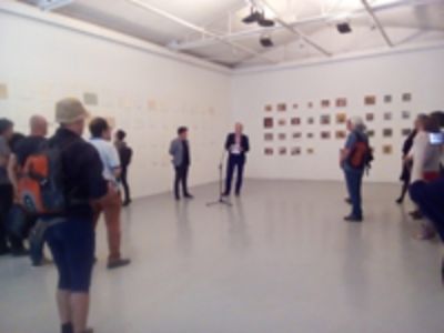 El 15 de noviembre, en el marco de la exposición "Del Natural" de Víctor Alegría, se inauguró en la Sala Juan Egenau la primera versión de "Diálogo con las Artes".