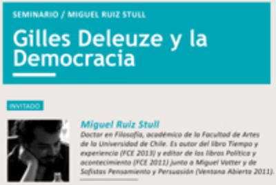 Seminario Gilles Deleuze y la democracia