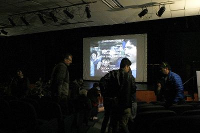 El cine fue parte también de esta actividad, con la exhibición de tres películas en el Teatro Municipal.