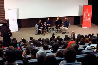 Luego, el miércoles 13, la cineasta se reunió con la comunidad en la Cineteca Nacional.