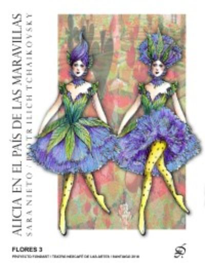 Diseños de vestuario de Germán Droghetti para el Ballet de "Alicia en el país de las maravillas".