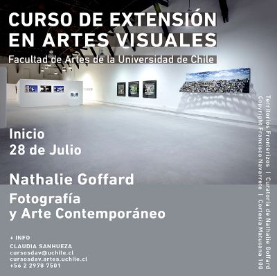 La artista visual Nathalie Goffard encabeza el curso "Fotografía y Arte Contemporáneo".