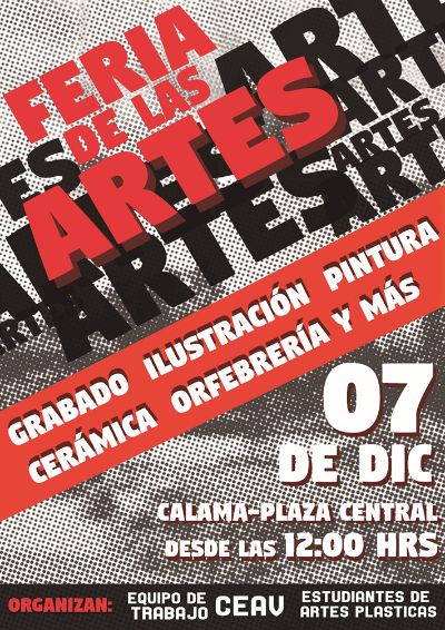 Centro de Estudiantes de Artes Visuales organiza Feria de las Artes