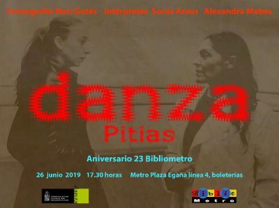 "Pitias" es uno de los espectáculos de danza moderna que se presentarán este 26 de junio.