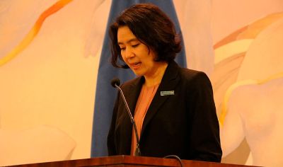 Hai Kyung Jun, representante de Unicef en Chile, enfatizó en la necesidad de fomentar la prevención del delito juvenil.