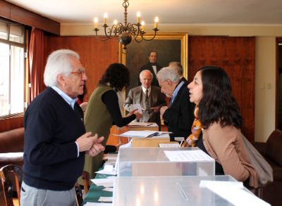La elección se realizó en la Sala Elena Caffarena.