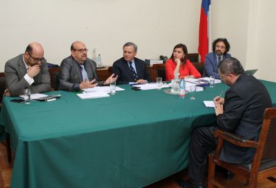 El Dr. Marco Olivetti (Universitá di Roma LUMSA) y la Dra. Miriam Henríquez (U. Alberto Hurtado) fueron los evaluadores externos en la comisión.