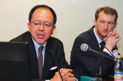 Akiho Shibata, profesor de la Universidad de Kobe (Japón), ahondó en la participación japonesa y asiática en el Sistema del Tratado Antártico.