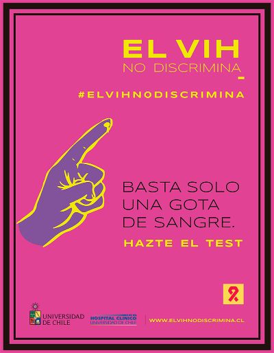 Este 16 de mayo en el Campus Juan Gómez Millas autoridades políticas y académicas participaron del lanzamiento de la campaña "El VIH no discrimina".